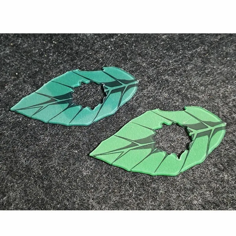 NARUTO Plate Desk Decor Green Leaves Furnishing Articles Collection Ornament Accesorios Uchiha Madara Acrylic Doll Toy Figures