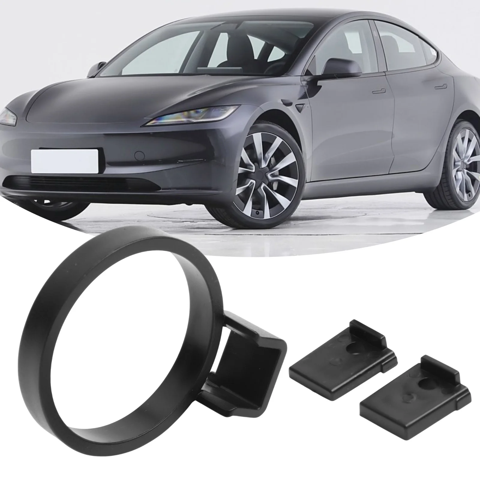 Premium Charger Lock Designed for For tesla Model 3/Y Works with For J1772 Non Flange Adapter to Maintain Connection