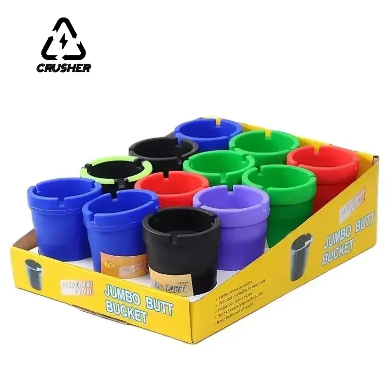 CRUSHER Portable Smoke Ashtray Universal Auto Ashtray Cigarette Ash Holders Cup Car Interior Decor Auto Accessories Interior - Image 5