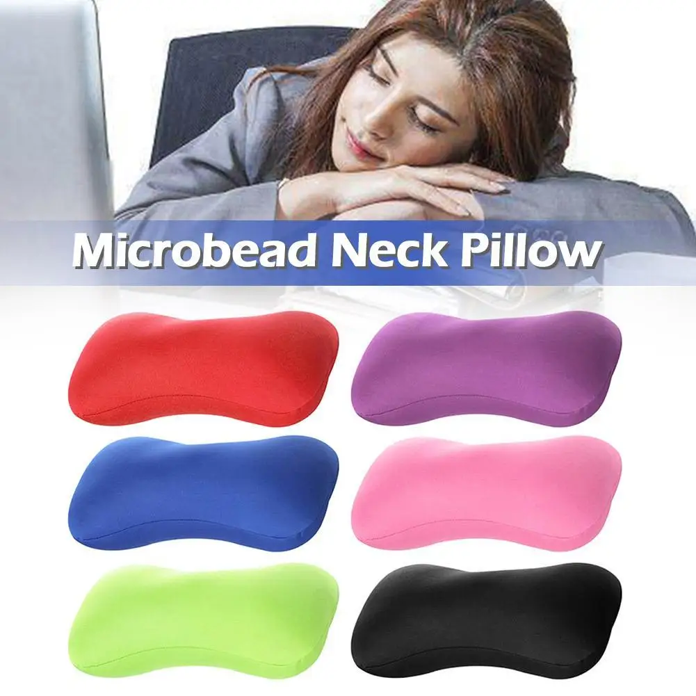 Cervical Memory Foam Particle Bone Pillow Ergonomic Lunch Break Enhancing Sleeping Comfort Pillow Portable Sofa Cushion Roll