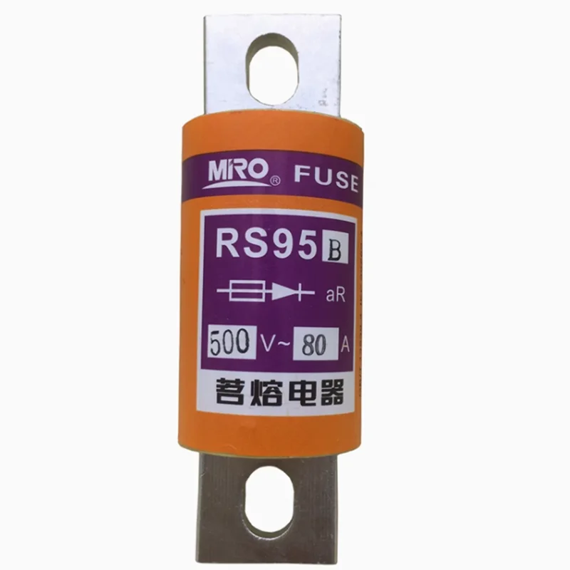 MRO RS95B Fast Fuse 500V 660V AR 400A 300A 250A 225A 200A 150A 125A 100A 80A Round Bolt Fast Fuse