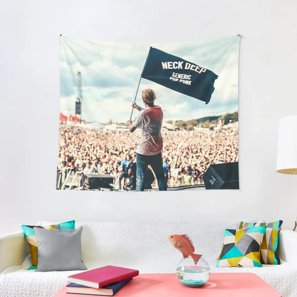 

Ben Barlow Neck Deep flag Tapestry Dorm Room Decor