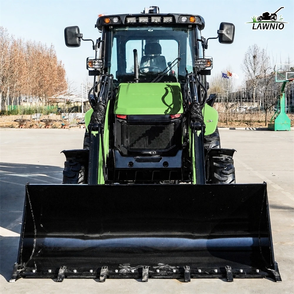 New Model  Loader  with 3120mm Maximum  Height Turbocharged  Power for Road Maintenance Backhoe Loader