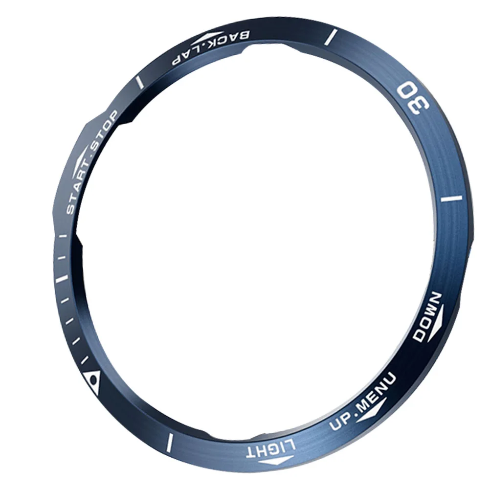 قطعة واحدة من إطار الساعة من الفولاذ المقاوم للصدأ لغطاء حلقة حماية متين 6X مقاوم للأوساخ وخفيف الوزن للاستخدام الخارجي