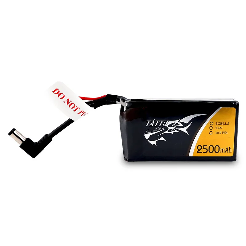 Aggiornamento 2500mAh 1C Tattu Lipo batteria 7.4V FPV Goggle batteria per RC Fatshark occhiali HDO FPV Drone parti 2s droni batteria