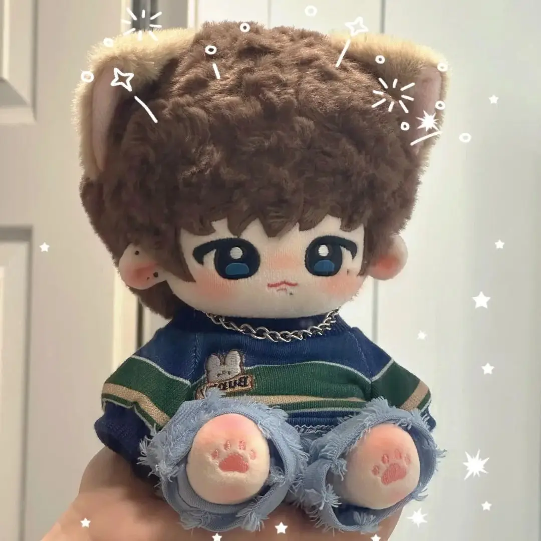 Xu Minghao 20CM The8 Plush Doll Stuffed Toy Cartoon Anime Figure Plushies DressUp Clothing Pillow Decor Birthday Gift