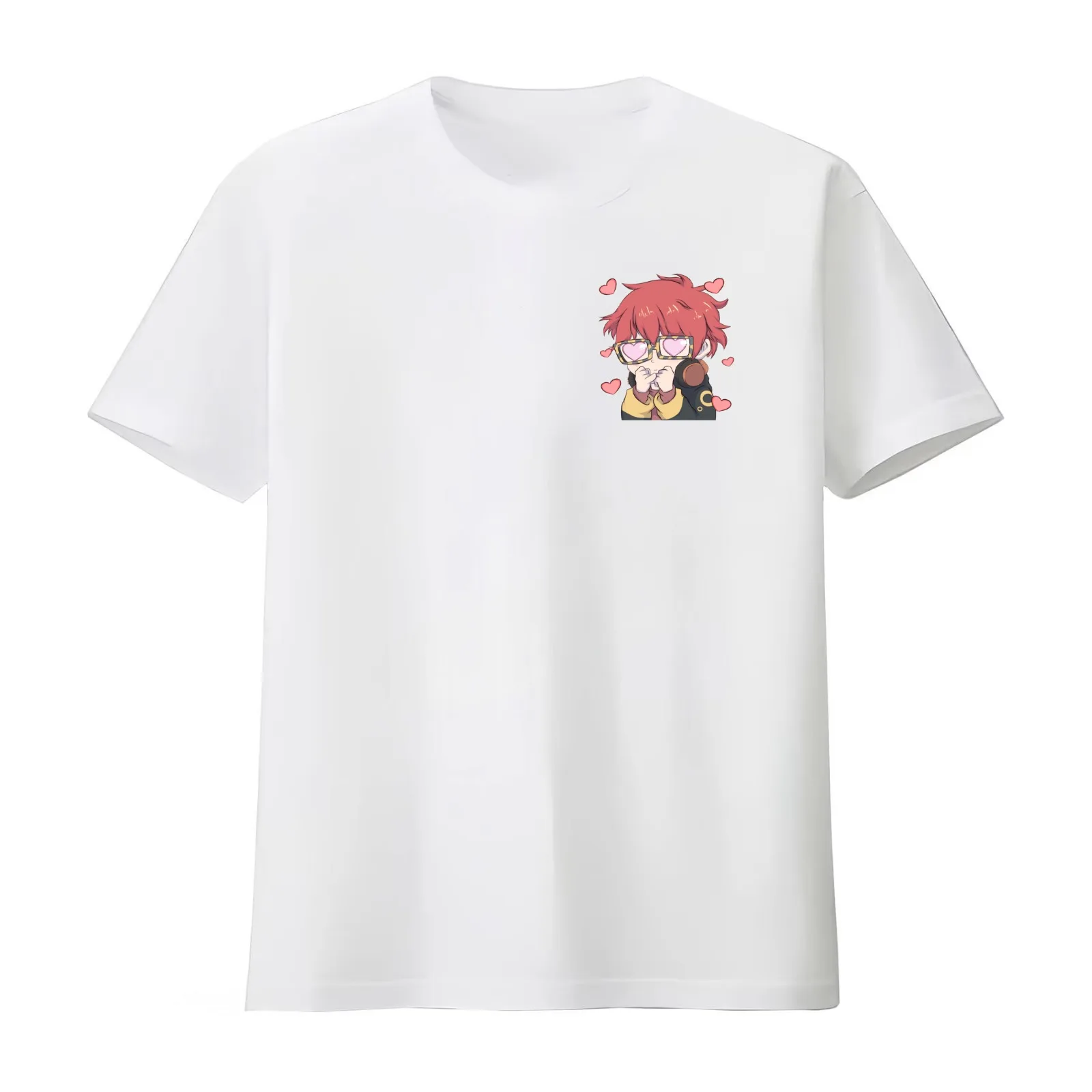 707 meow~ T-Shirt Summer Casual Cotton Tee Oversized Streetwear Tops Vintage Graphic Print Loose Fit Short Sleeve