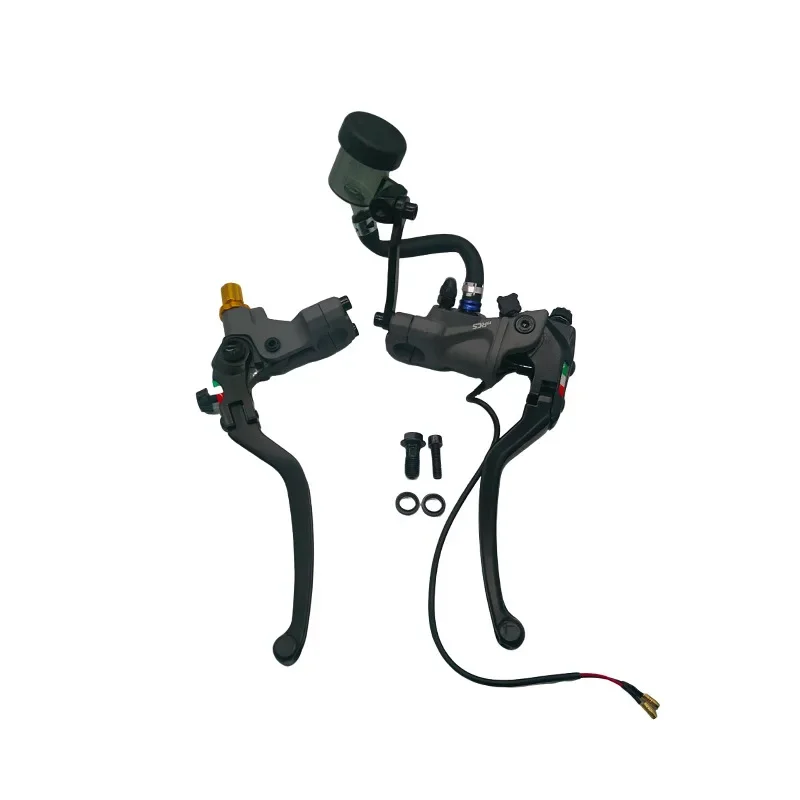 

New electric motorcycle modified Qianjiang Chunfeng accessories CNC modified direct push pump brake rod clutch assembly