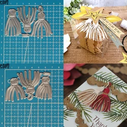 Lucky Goddess Metal Cutting Dies Tassel Set Diy Scrapbooking Photo Album Decorative Embossing Paper Card Crafts