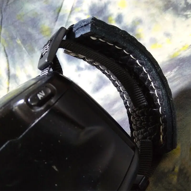 Correa de muñeca de agarre de mano hecha a mano para DSLR, Nikon, Canon, Panasonic, Fujifilm, Sony