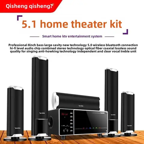 1000W high-power TV living room KTV Bluetooth 5.1 speaker stereo subwoofer speaker home theater system audio set