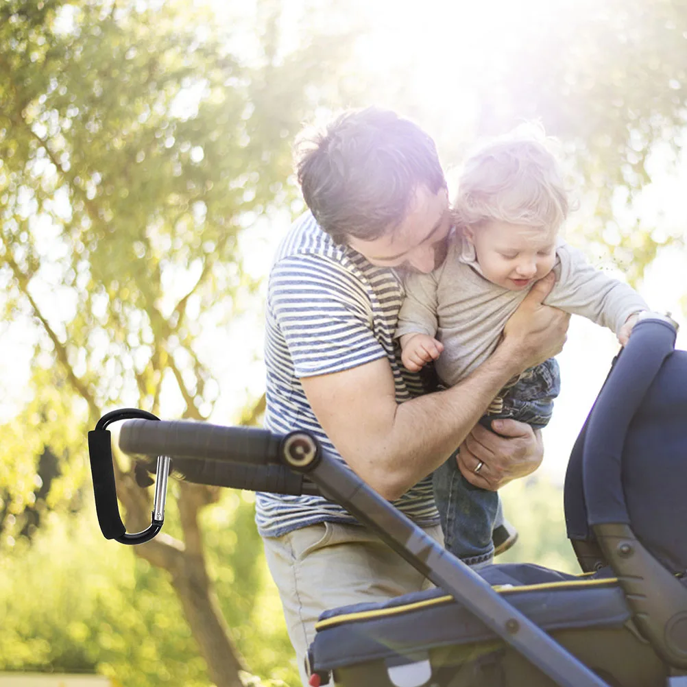 

3 шт. крючки для детской коляски премиум-класса из алюминиевого сплава портативные для сумок для подгузников корзина для покупок инвалидная коляска практичная коляска