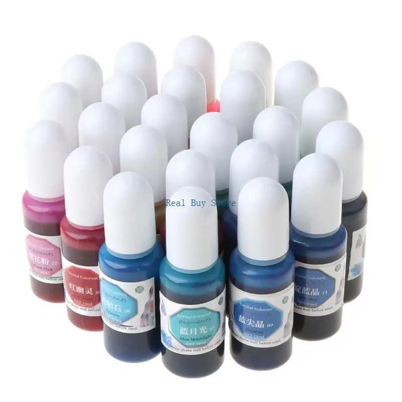 

U13D 24 цвета эпоксидная пигментная прозрачная жидкая смола Coloxy Epoxy Lix Mix