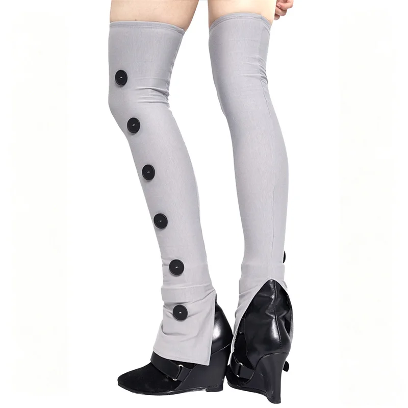 Y2K Sweet Cute Style Button Decorated Mid-Calf Socks Summer Retro Streetwear Trendy Versatile Mid-Calf Socks