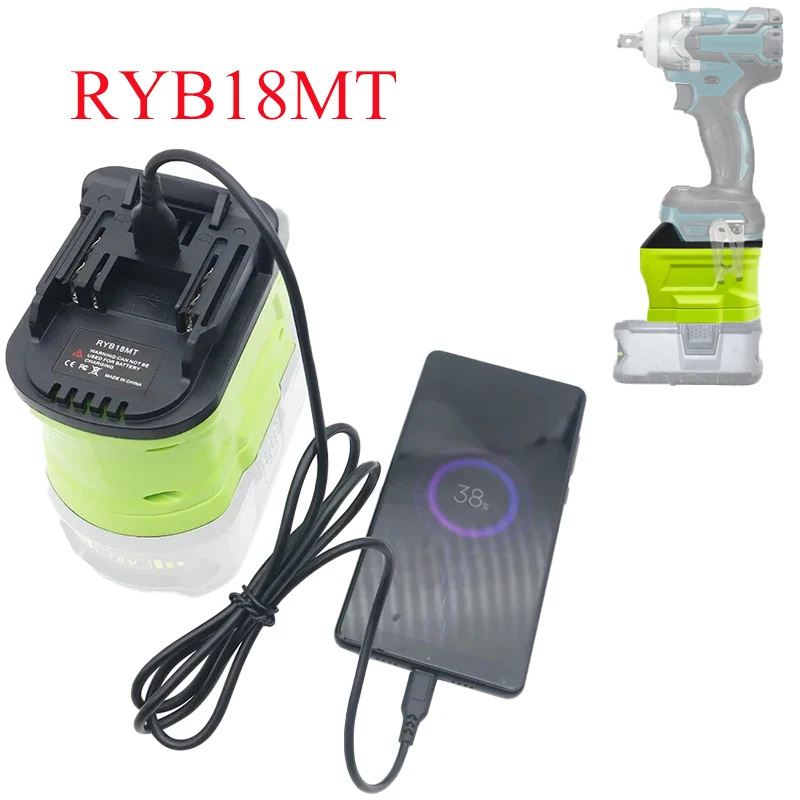 

RYB18MT RYB20DW RYB18MIL Battery Conversion Adapter for Smart Ryobi Nickel-Lithium Tools P103 P108 To Makita/Dewalt/Milwaukee