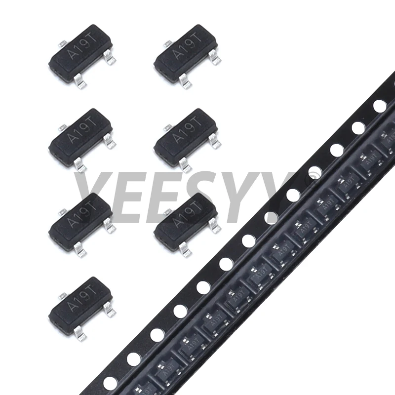 50Pcs AO3400 AO3401 AO3402 Transistor SMD SOT-23 de montaje en superficie AO3400