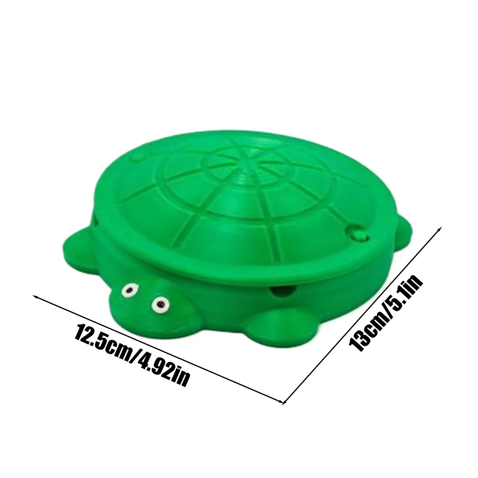 Schildpadzandbak Mini-zandbak met deksel en gereedschap Zintuiglijke speelspeelgoedset voor kinderen Jongens Meisjes Buiten Binnen Tuin Strand Achtertuin