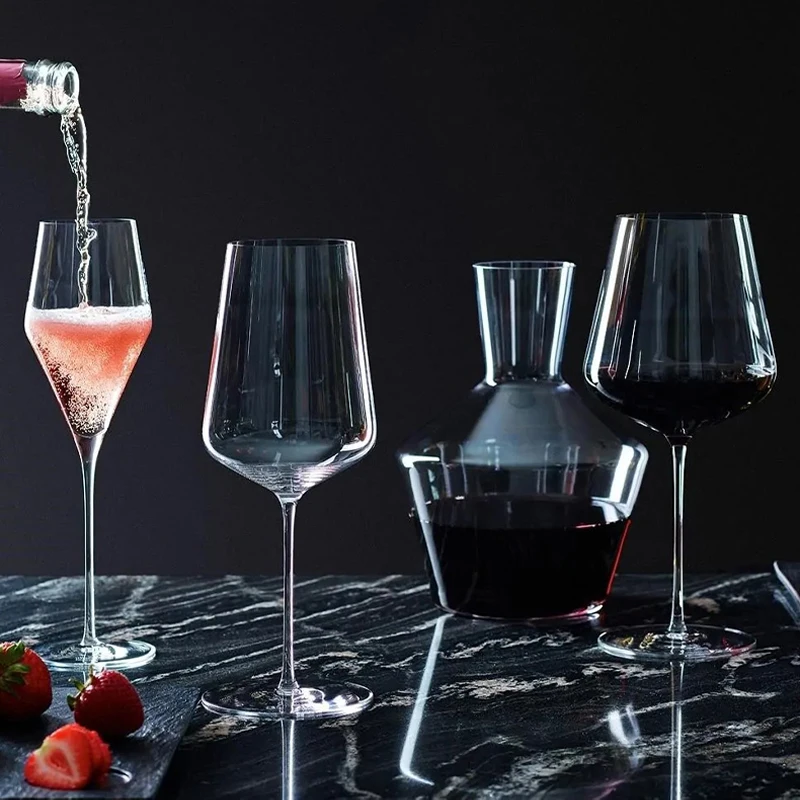 JINYOUJIA Zalto Style 1450ml Superior Quality Axium Decanter Lead-Free Handmade Crystal Perfect Flawless Wine Decanter