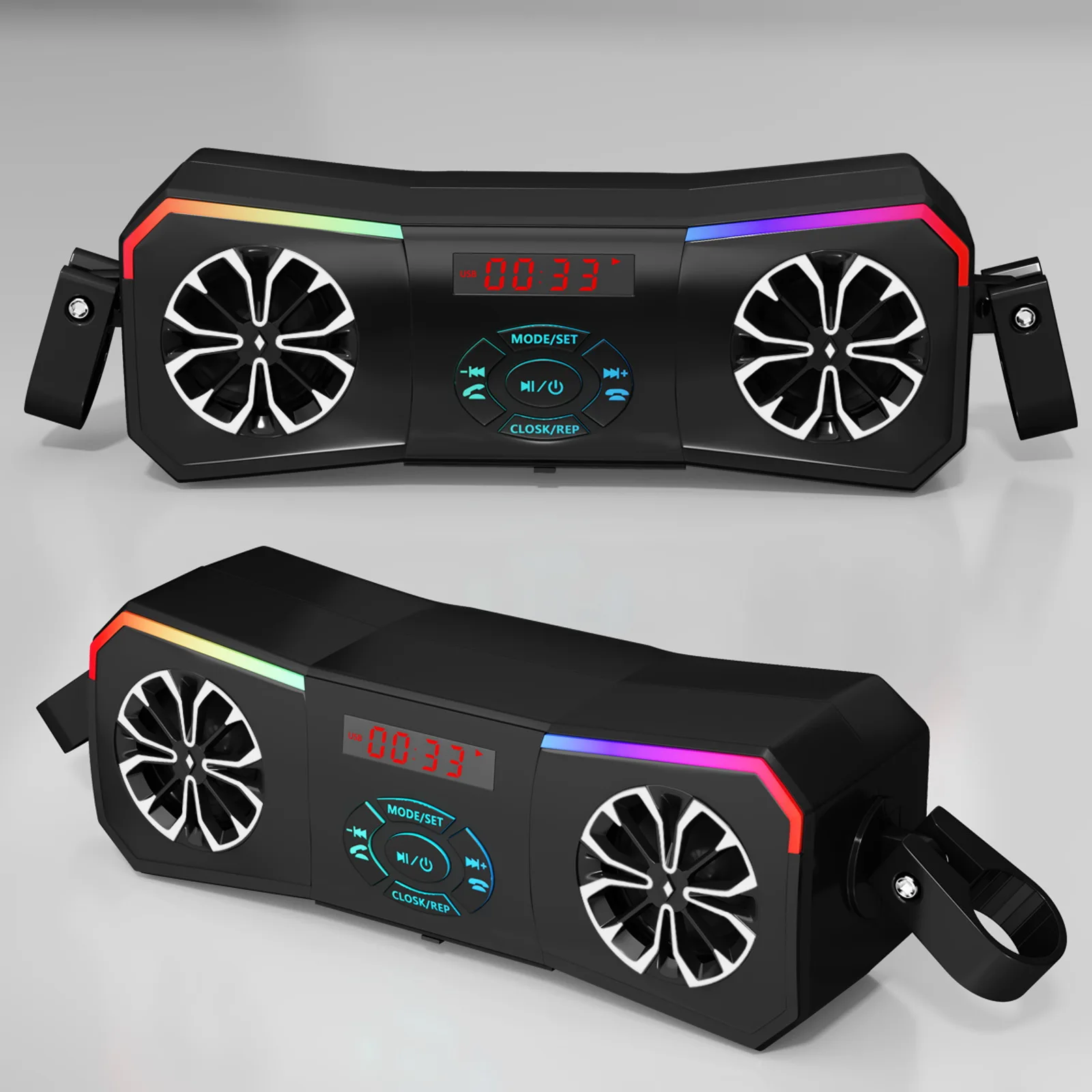 

Off road motorcycle speaker/wireless stereo system/controller installation/MP3 player/FM radio/no charging function