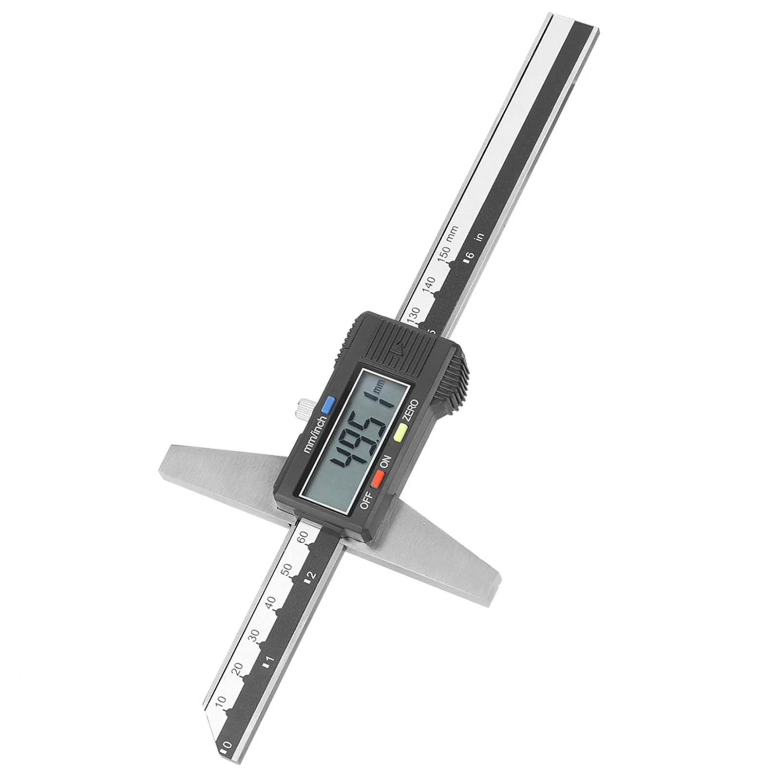 Digital Depth Gauge Depth Gauge High Accuracy Stainless Steel Digital Depth Vernier Caliper Gauge Measuring Tool 0-150mm 0.01mm