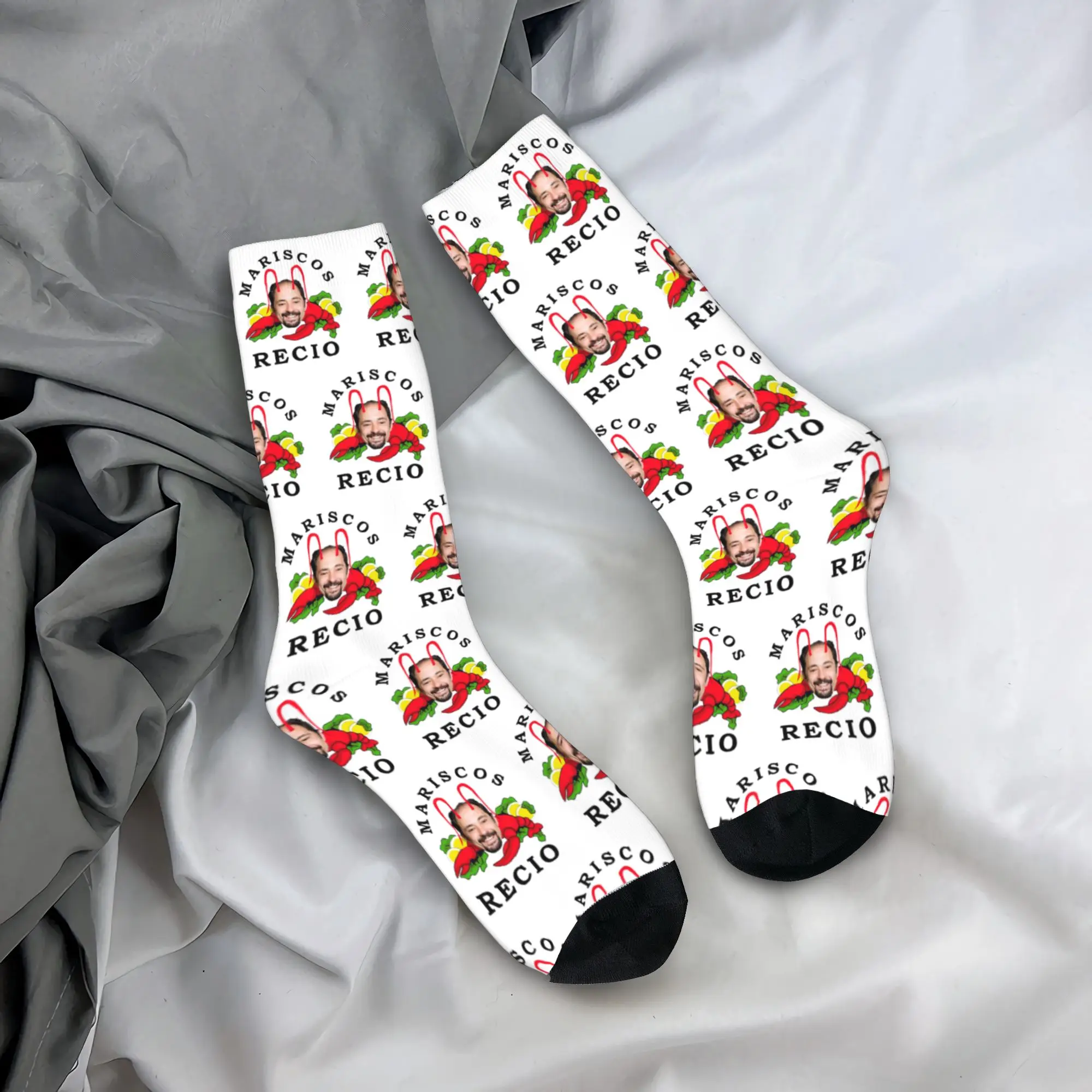Calcetines Antonio Recio para todas las estaciones, medias Harajuku, calcetines de tripulación para hombres y mujeres, regalo de cumpleaños