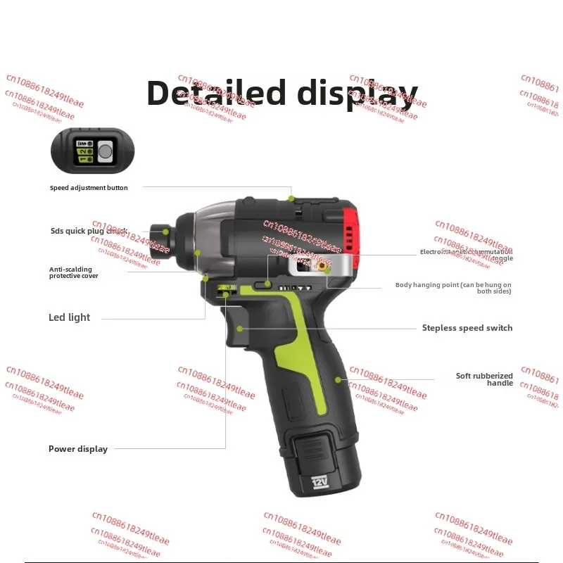 Wu132X screwdriver lithium battery impact drill brushless hand drill charging wu129 power tool 130x