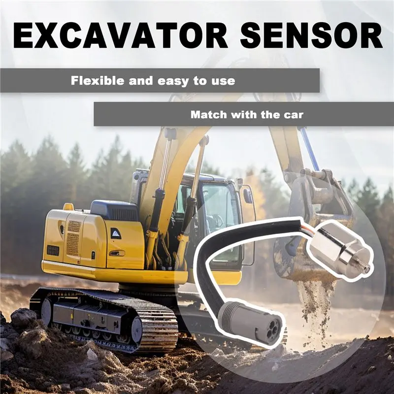 A95E-Excavator Knock Sensor5748680 574-8680 For Excavator HD10 Series Loaders Connector Machinery Explosion Sensor