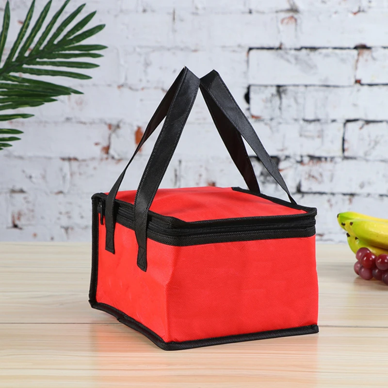 Large Non-Woven Thermal Insulation Package Lunch Bag Picnic Portable Container Bags Fresh Ice Cooler Carrier Food Insulated Bags