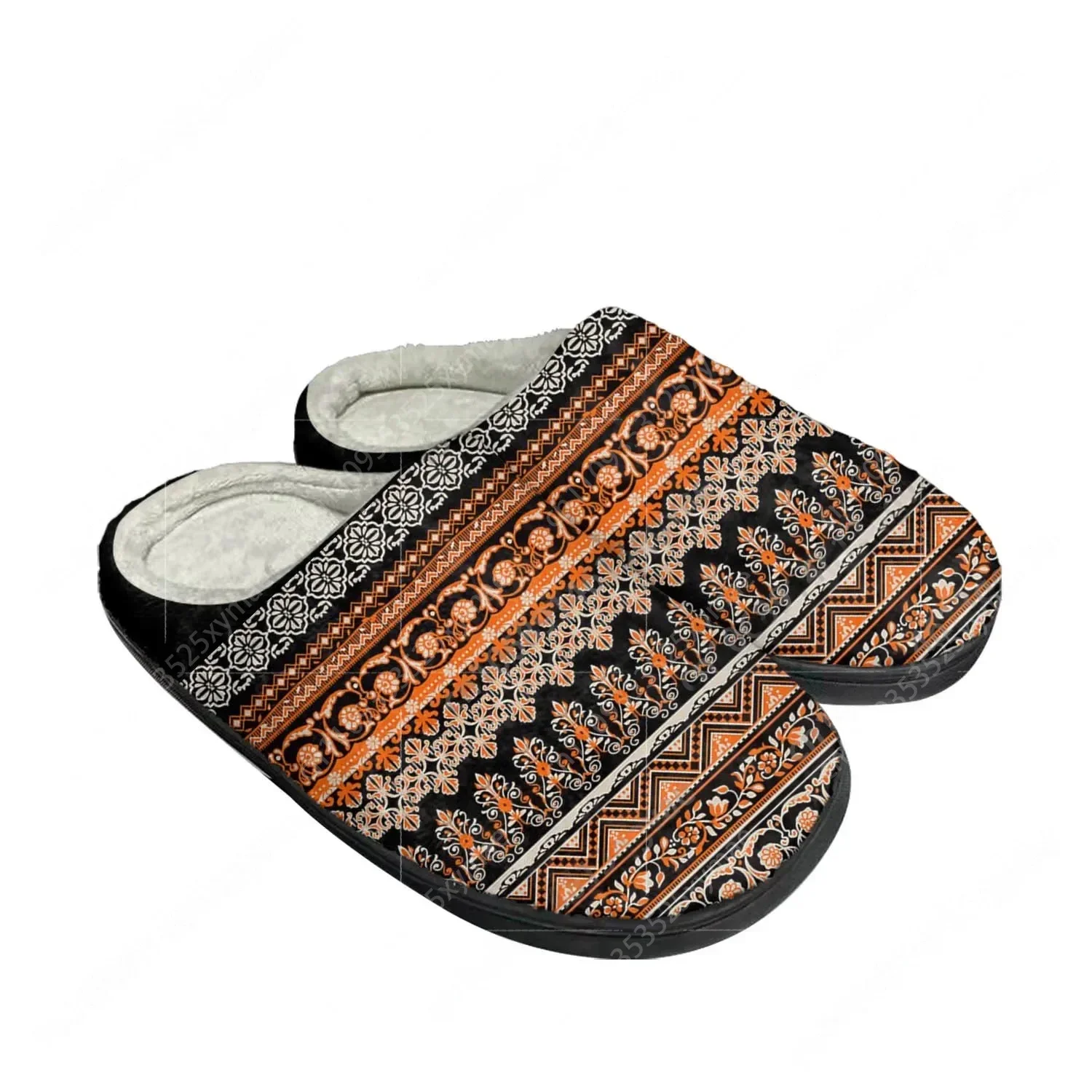 Bboho Sstripes Design Home Cotton Slippers Mens Womens Plush Bedroom Casual Keep Warm Shoes Thermal Indoor Slipper Custom Shoe
