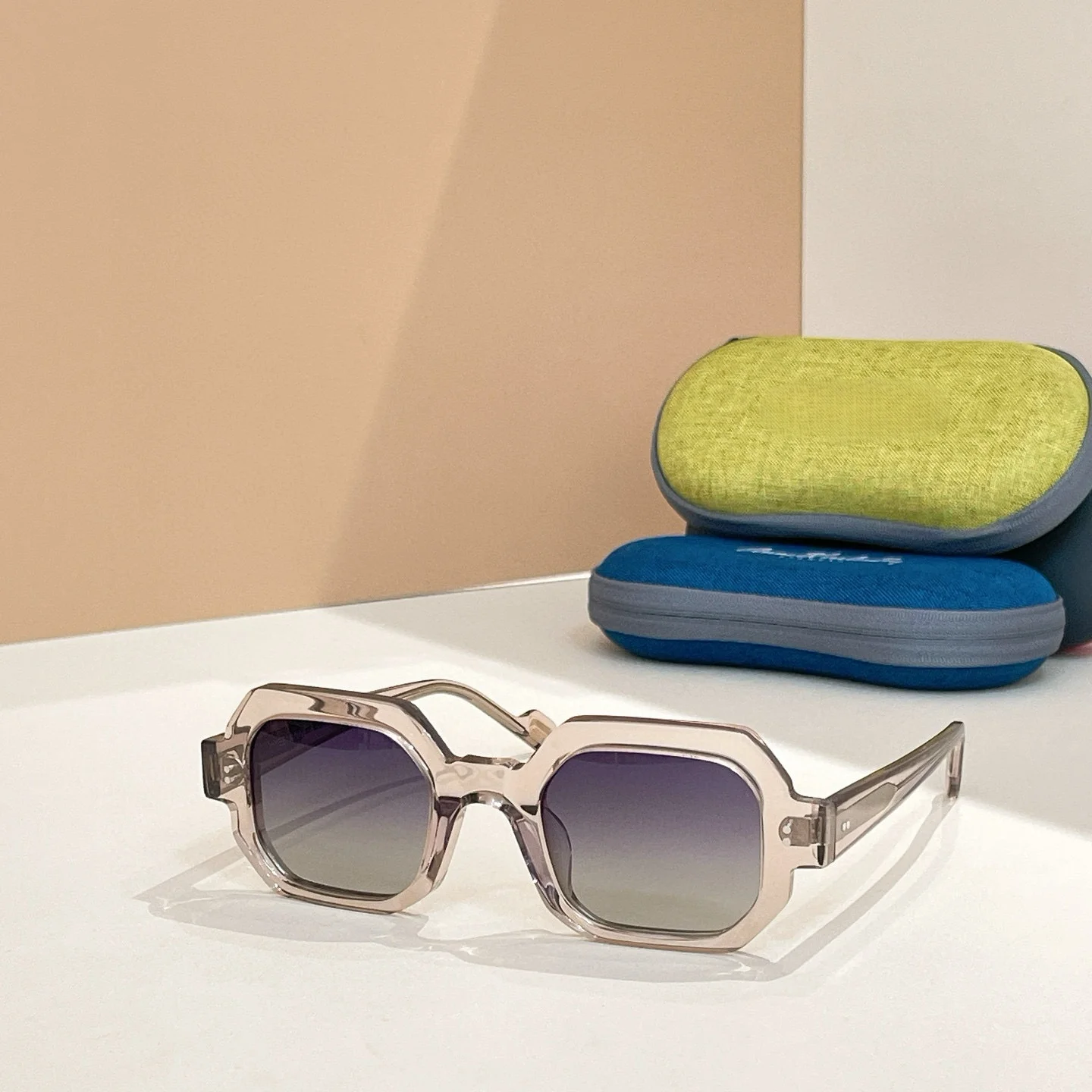 DANTE-نظارات شمسية للجنسين - رومانسية فرنسية وفكاهة - ألوان وهياكل هندسية - دمج المواد الممتازة | بيلايت