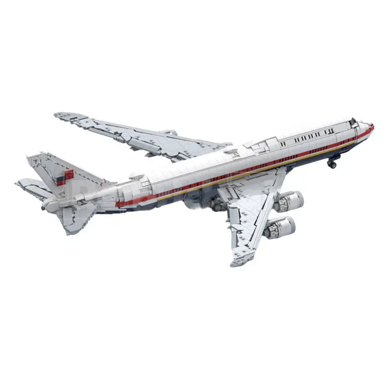 MOC 267018 Neues Air Force One VC 25B Flugzeugmodell Bausteine Kleine Partikel Heimische Bausteine Spielzeug Ausstellungsdekoration Geschenke – Detail 3