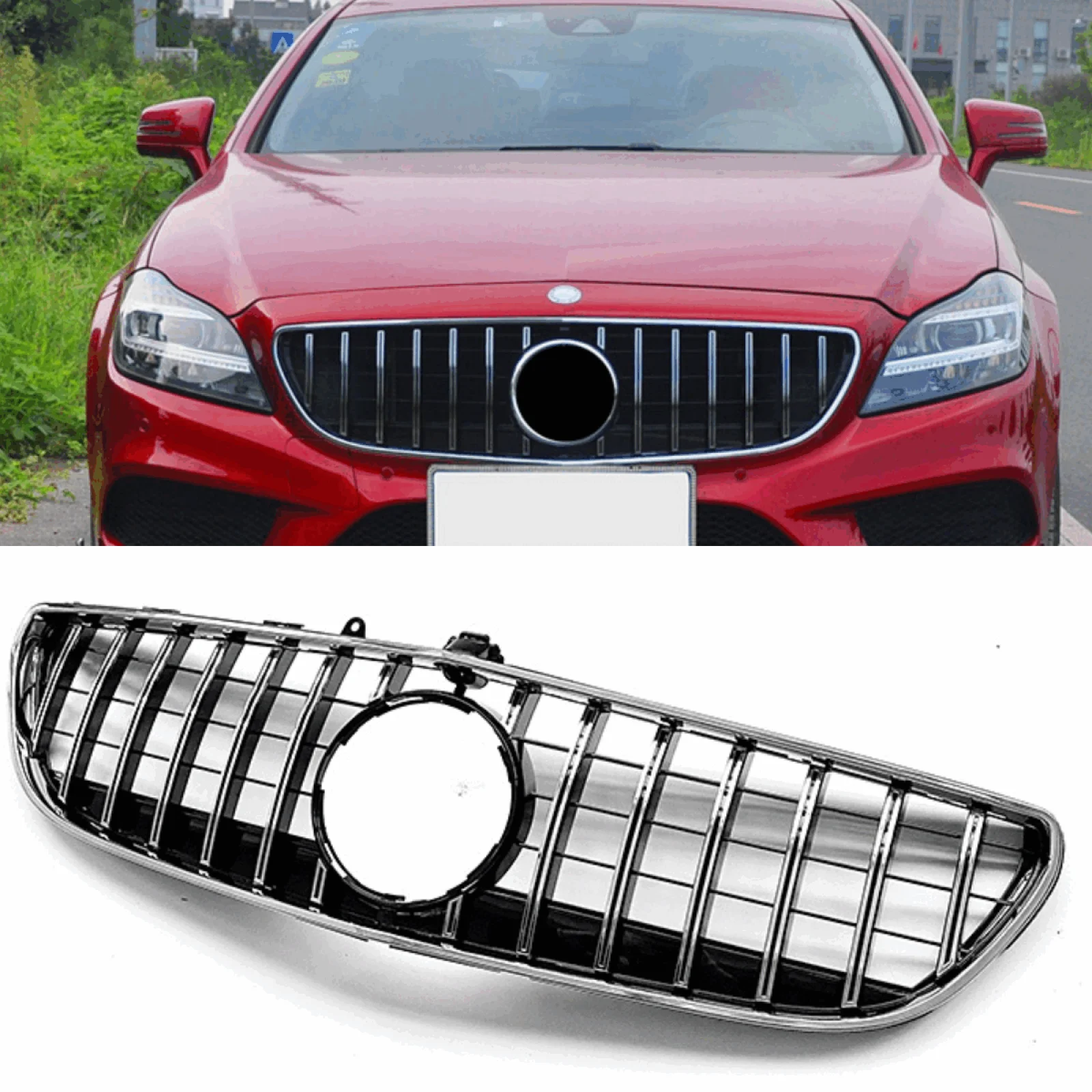 GT Grille Black Facelift CLS550 2015 2016 2017 2018 For Mercedes Benz W218