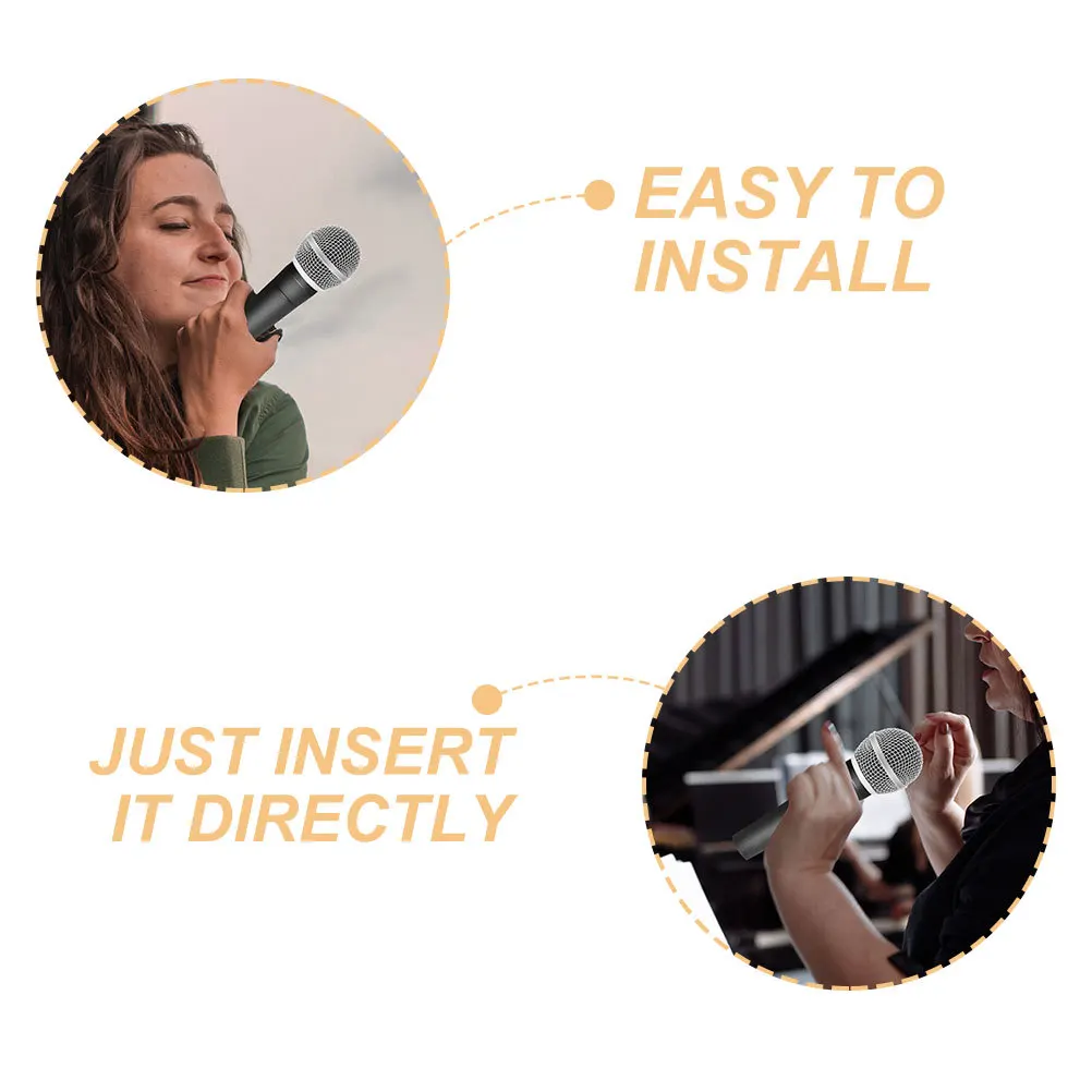 

8Pcs Microphone Grille Replacement Metal Foam Windscreen High Quality Sound Clarity Resistant to Damage Ideal for Wireless Mic