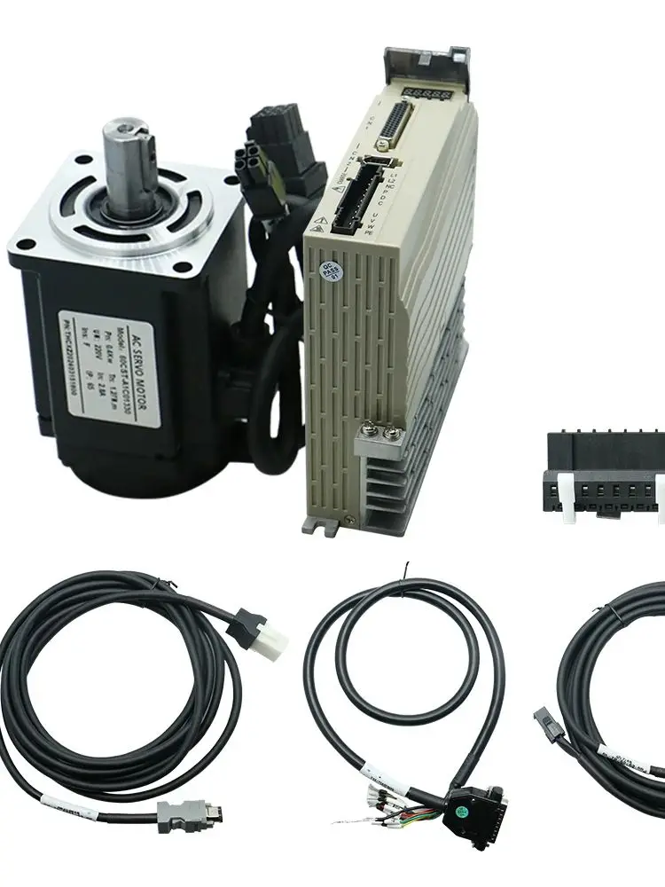 EU-Versand Servomotor-Kit 400W 750W 17-Bit Absolutwertgeber 3000RPM Servoantrieb 3M Kabel 5V 24V Pulse Modbus RS485 für CNC-Fräsmaschinen