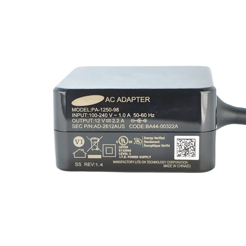 PA-1250-98 PA-1250-96 AC Adapter for Samsung XE500C12 ATIV BOOK 9 930X2K XE700T1C NP930X2K NT110S1J AD-2612 12V 2.2A OEM