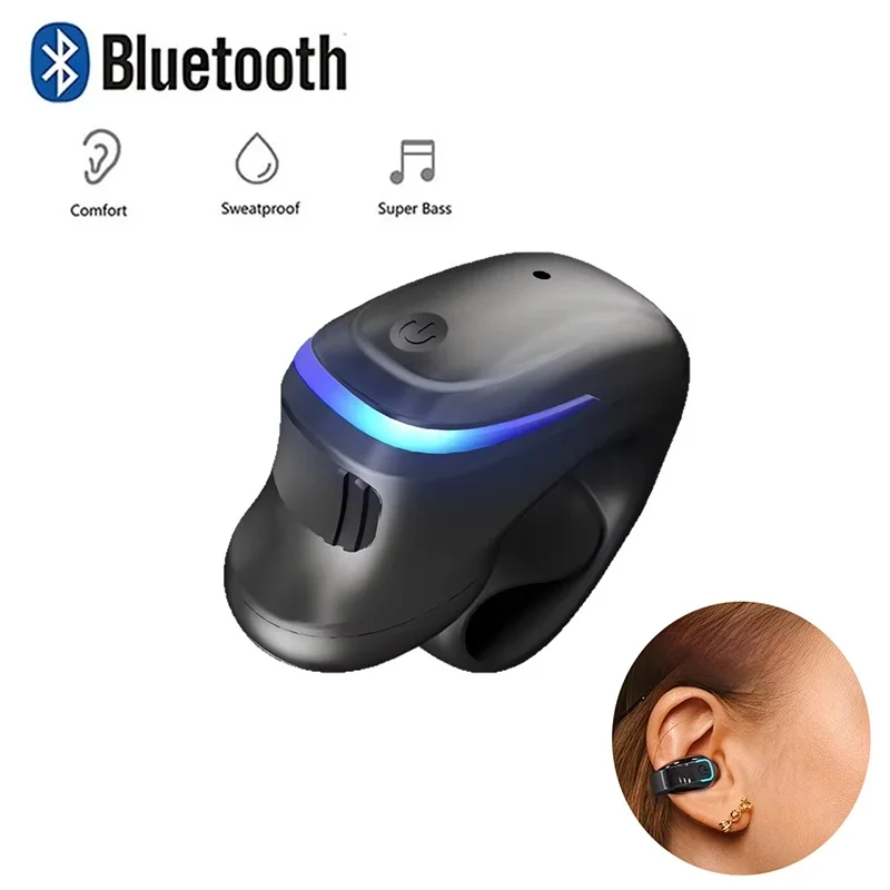 Earphones Clip Wireless Bluetooth Headphone Air Conduction H