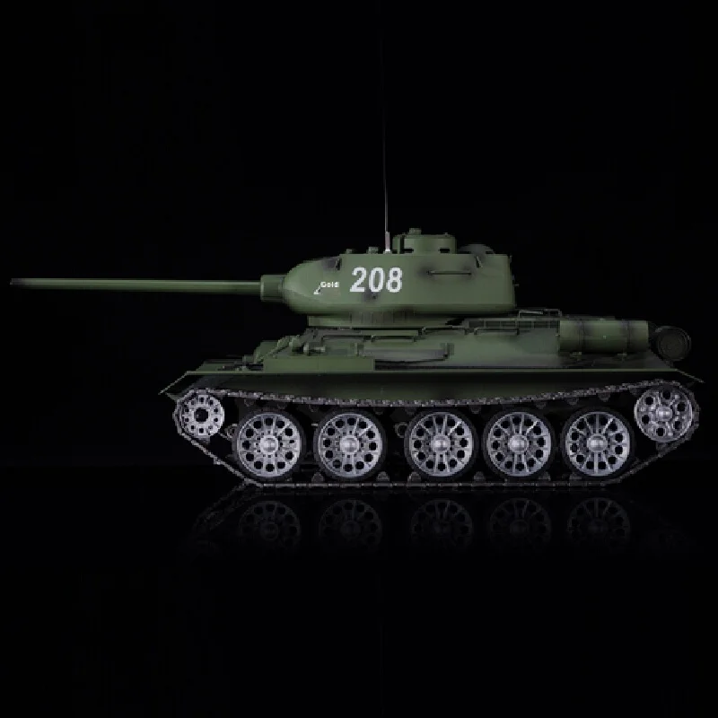 Henglong 2.4G 1:16 battle tank 3909 full-size full simulation Soviet T-34/85 military medium tank adult model toy