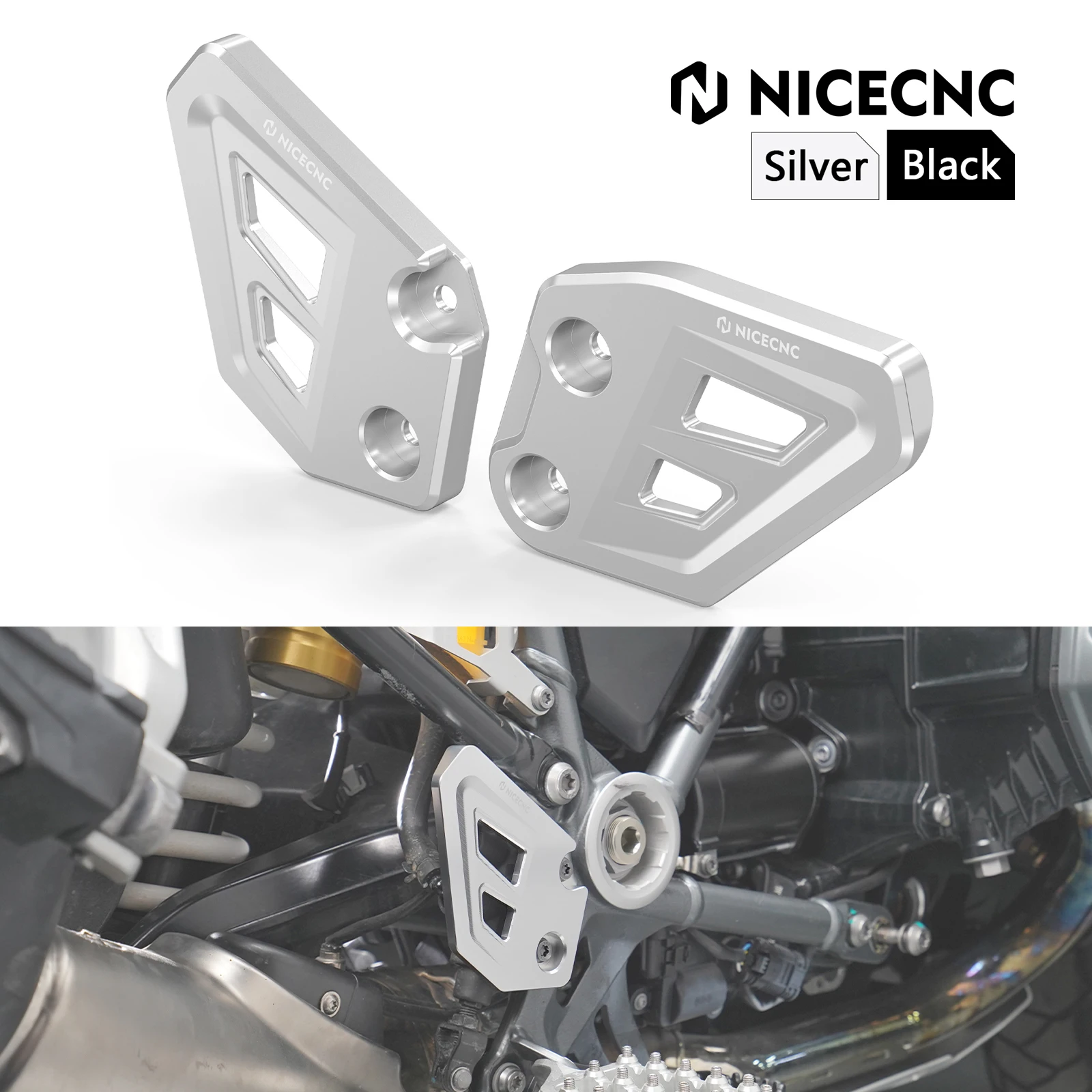 

Rear Brake Master Cylinder Protector Guard Cover for BMW R1250GS/Adventure R1250GSA R 1250 GS GSA 2018 2019 2020 2021 2022 2023