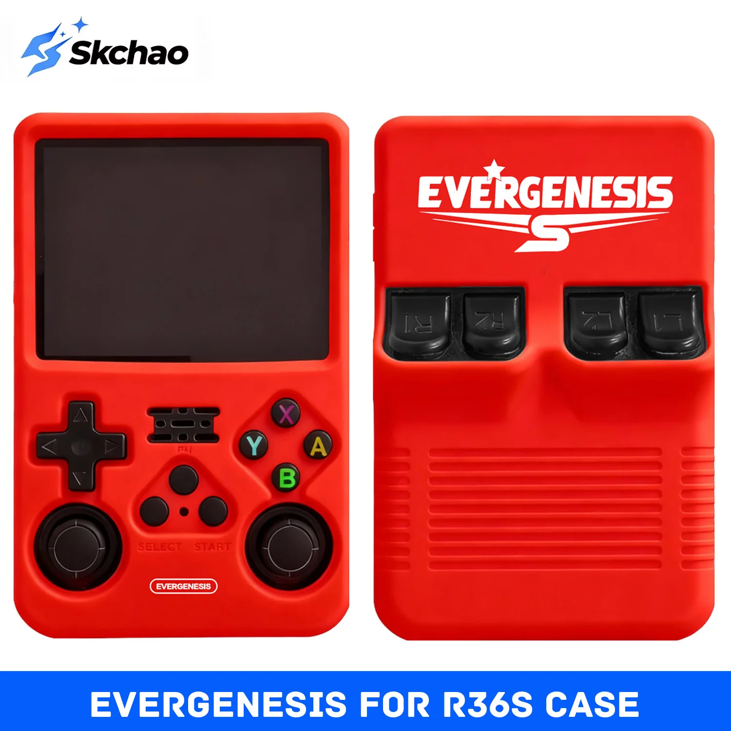 Full Protection Silicone Case for R36S - 360° Shockproof Cov