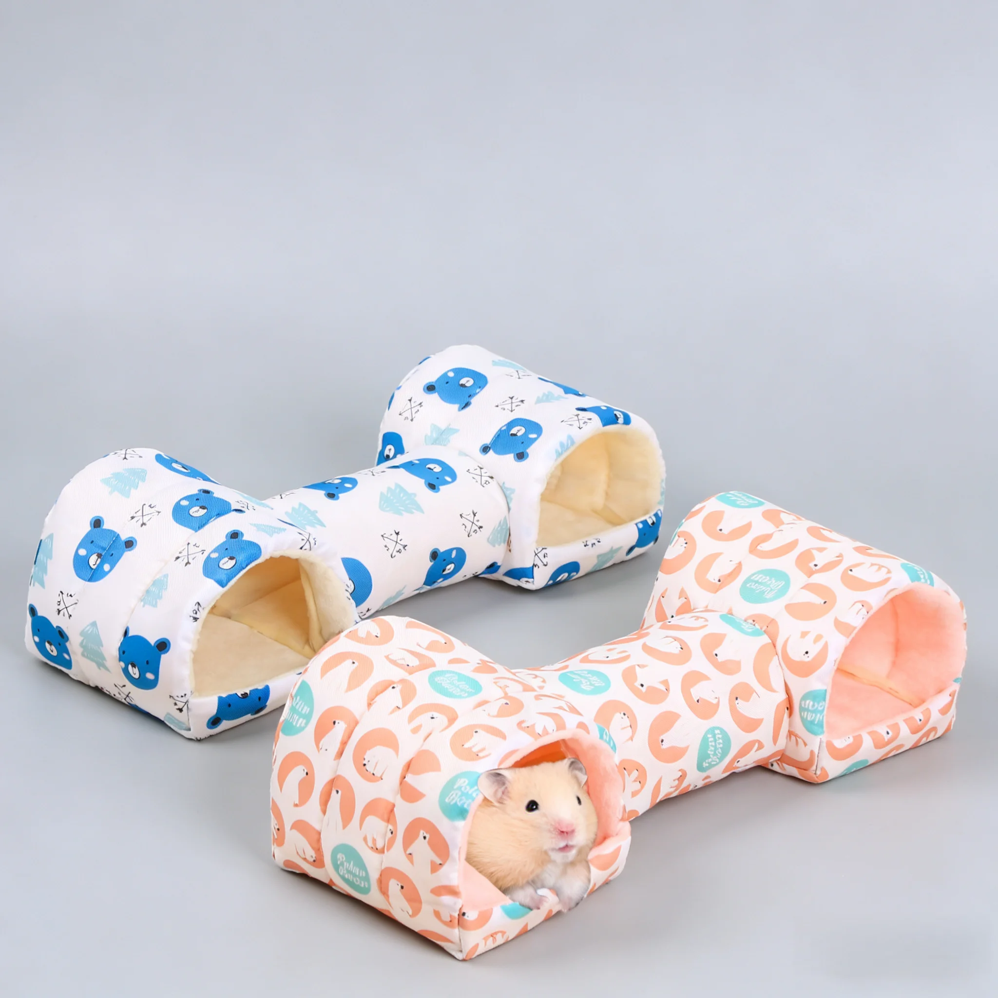 

Hamster Rodents Hideaway Toy Gerbil Bed Hideouts Pet Tunnel Cave for Ferrets Hamster Toy Guinea Pigs Toy Cave House