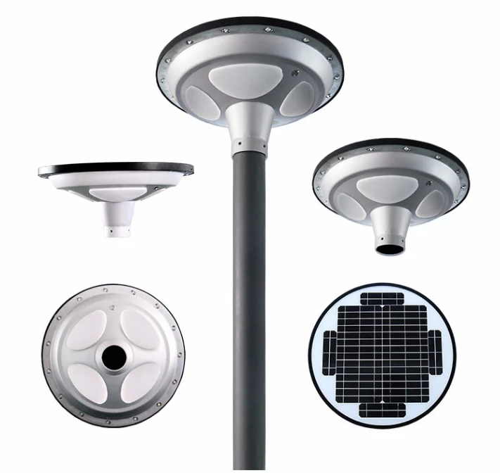 Commercial IP67 Waterproof LED Garden Lights Solar Powered Street Pathway Luminaries with Dusk Dawn Auto Operation DC Supply