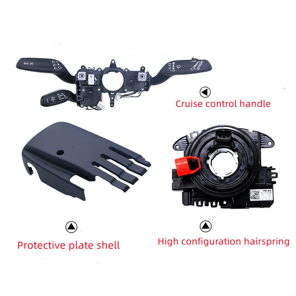 For Audi A3 Q3 A4L A5 Q5 A6L multi-function steering wheel hairspring cruise control handle switch assembly modification