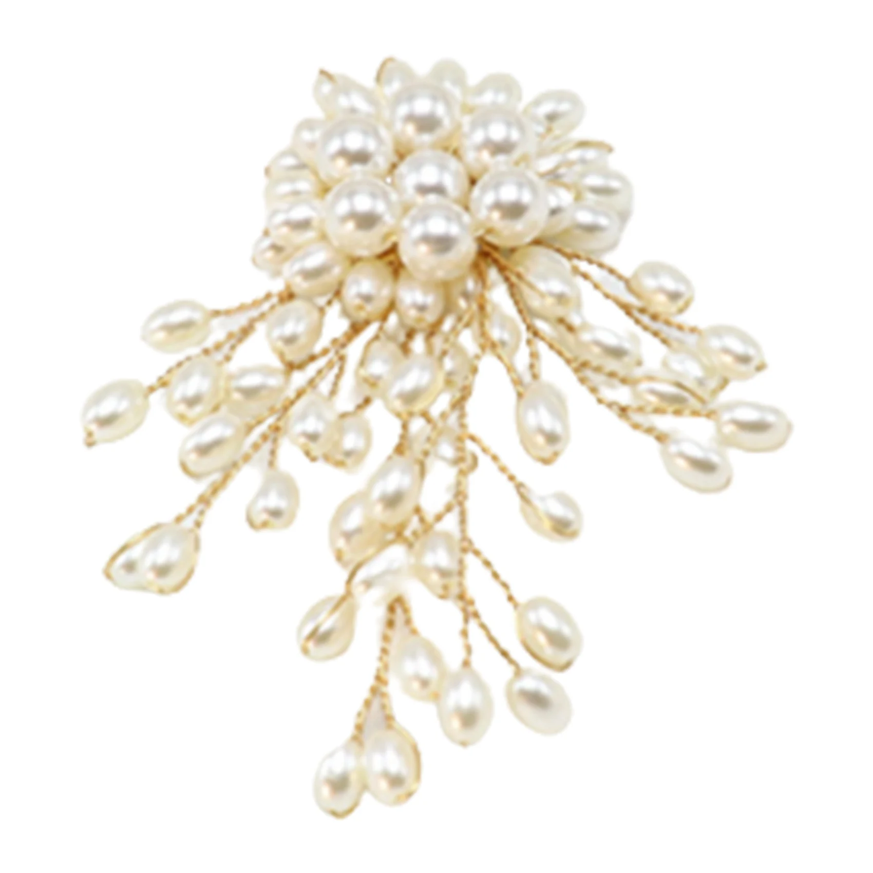 ABQR преувеличенная элегантная брошь с жемчужным цветком, значок на булавке для женщин и девочек, модная одежда, украшение, ювелирные изделия, подарки