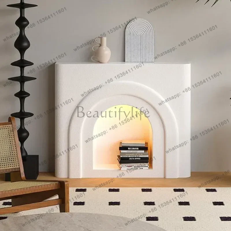 FG Cream Style Modern Cabinet Design Living Room Kitchens Luxury Cabinets Storage Shelves Muebles Para Salas Home Furniture