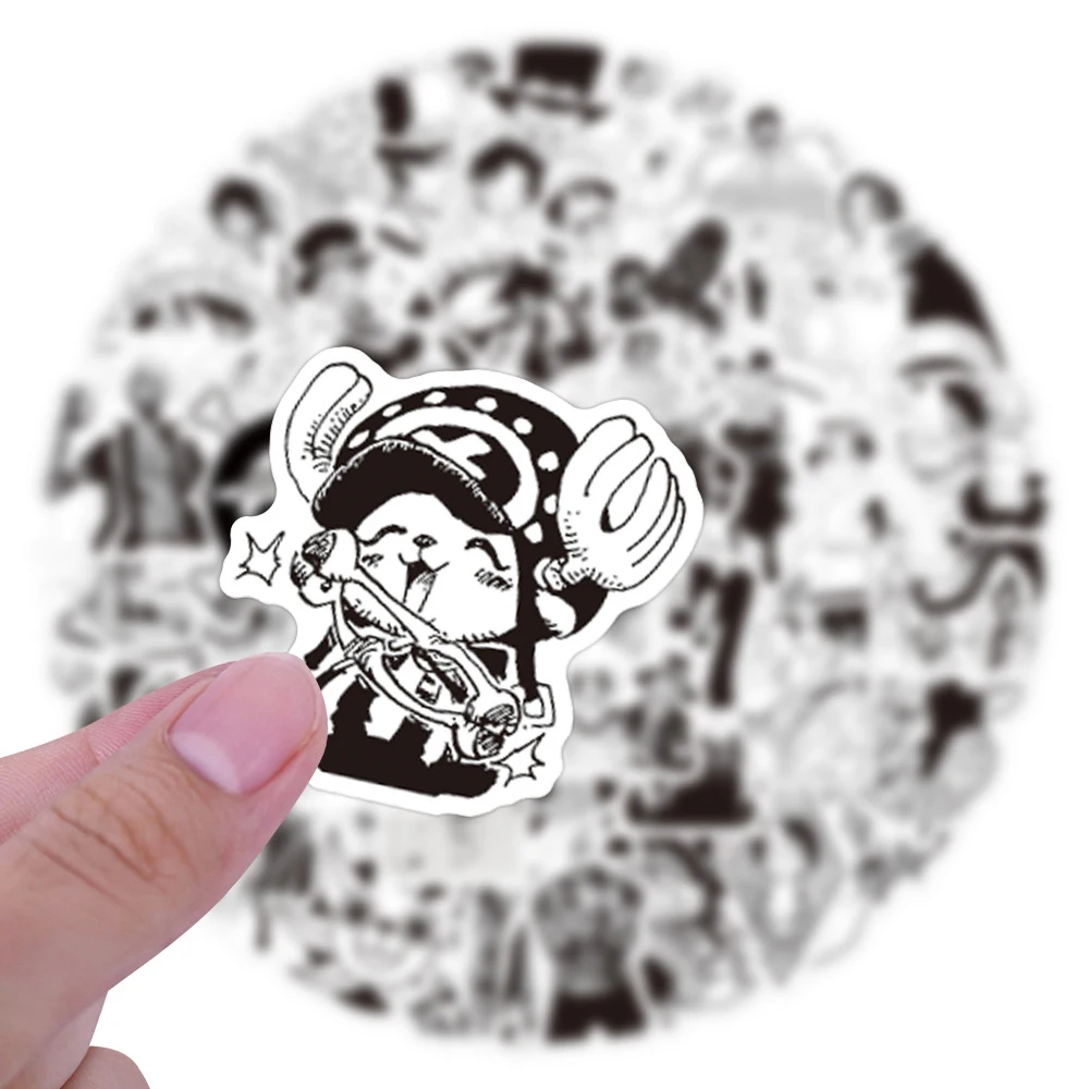 10/30/60/120pcs Een Stuk Anime Stickers Klassieke Manga Graffiti Decal DIY Skateboard Helm Auto telefoon Cartoon Sticker Decoratie