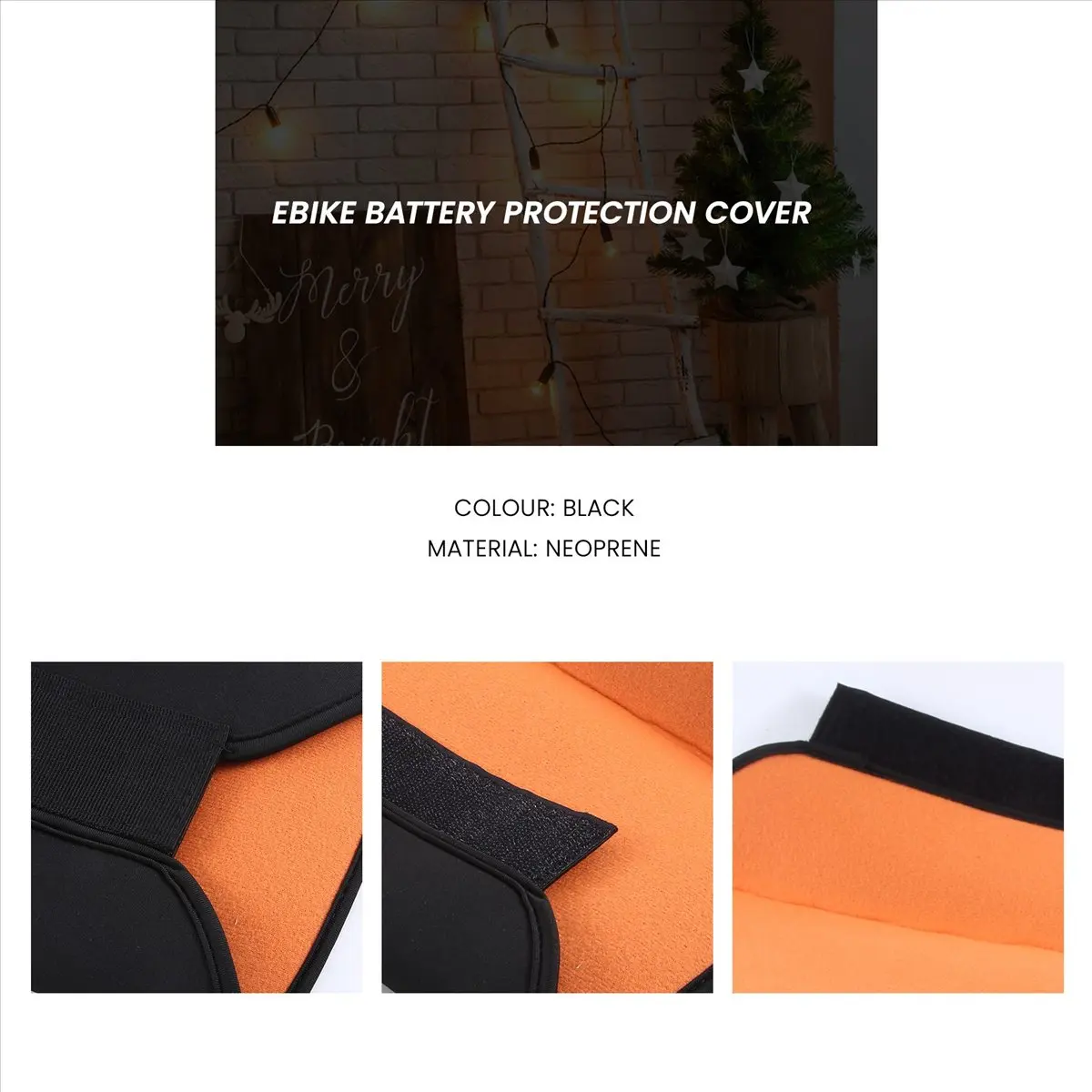 【CYBER MONDAY】Ebike Battery Protection Cover, E-Bike Battery Protection for Integrated Frame Battery 30-36cm