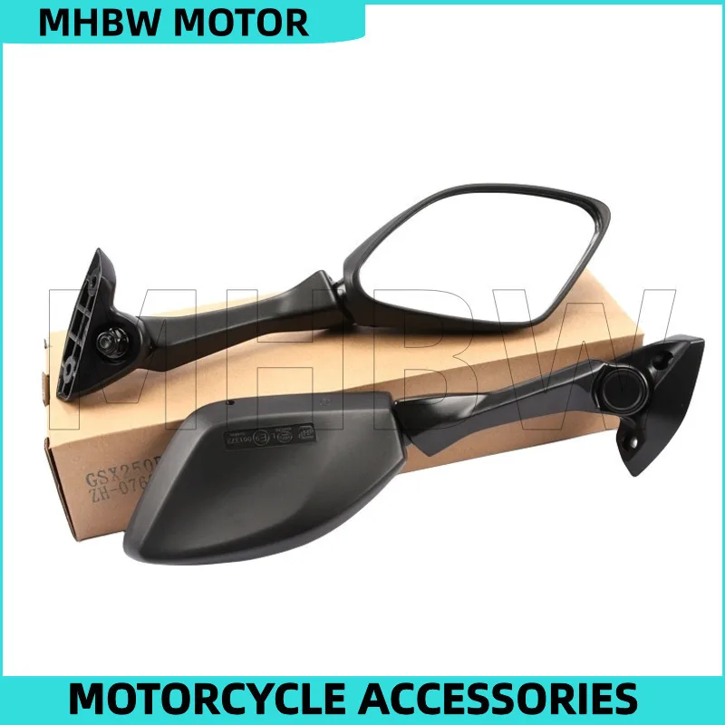 Left / Right Rearview Mirror for Haojue Gsx250 Gsx250r-a China ⅲ ⅳ