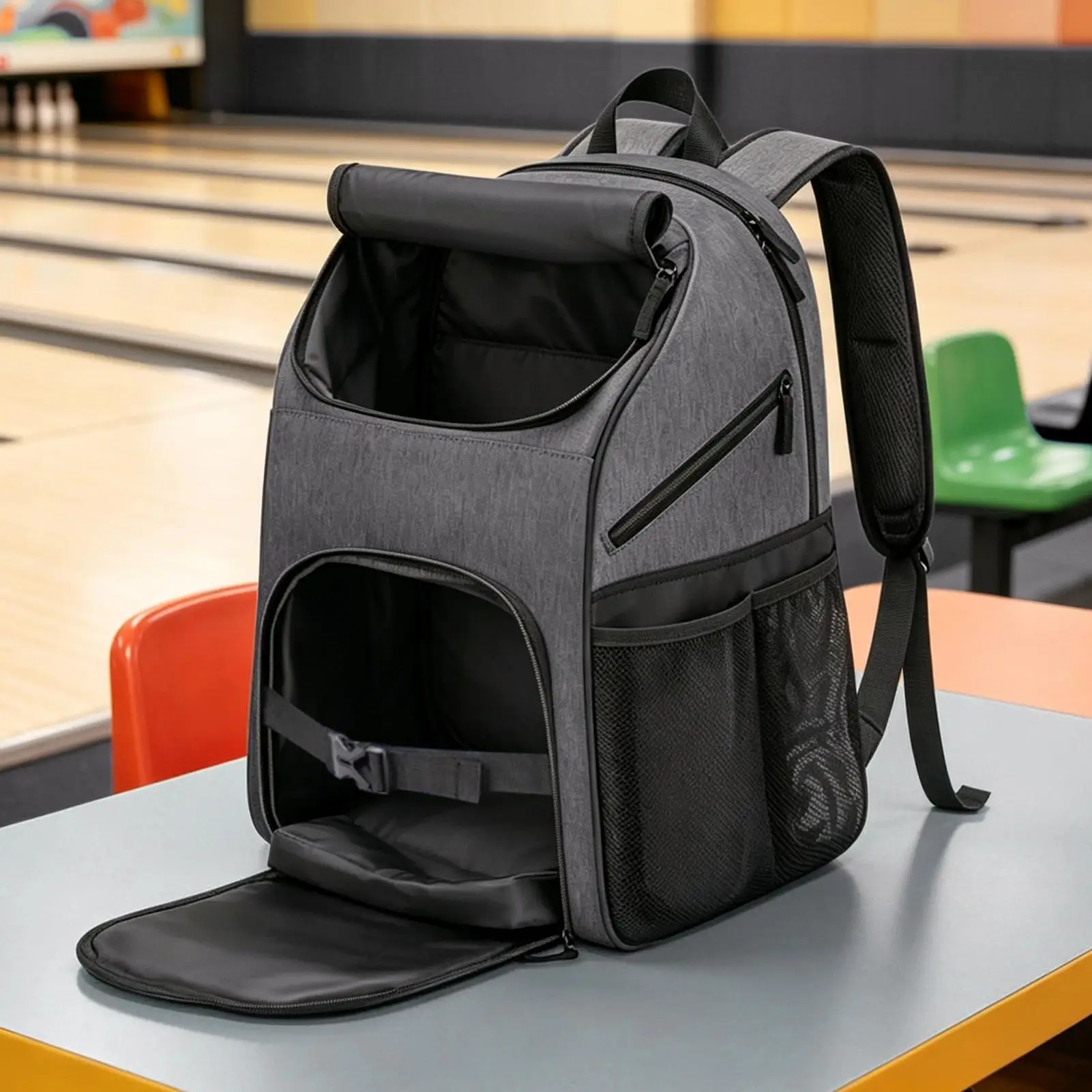 bowling-bag-multi-pocket-waterproof-sports-accessories-single-ball-bowling-backpack-for-men-players-athlete-towel-shoes-practice