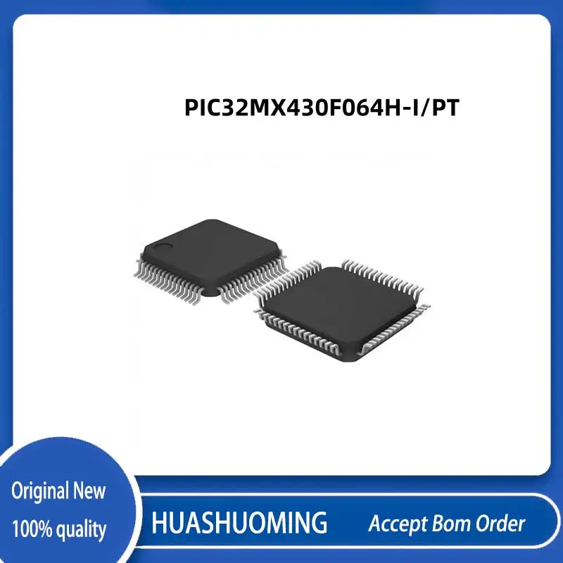 2PCS-5PCS/LoT PIC32MX430F064H-I/PT PIC32MX430F064H PIC32MX430F064H  PIC32MX430F064 PIC32MX430 TQFP64