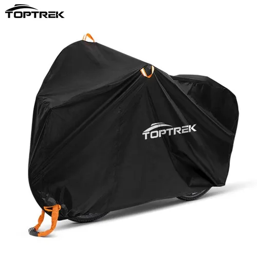 Toptrek-funda para bicicleta 210D, Protector de bicicleta de alta calidad, multiusos, lluvia, nieve, polvo, impermeable, nuevas cubiertas protectoras para todo tipo de clima